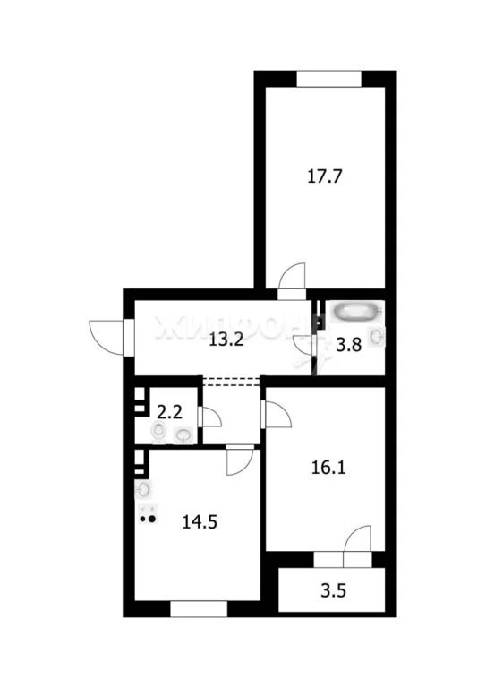 Продажа квартиры, Новосибирск, Адриена Лежена - Фото 20