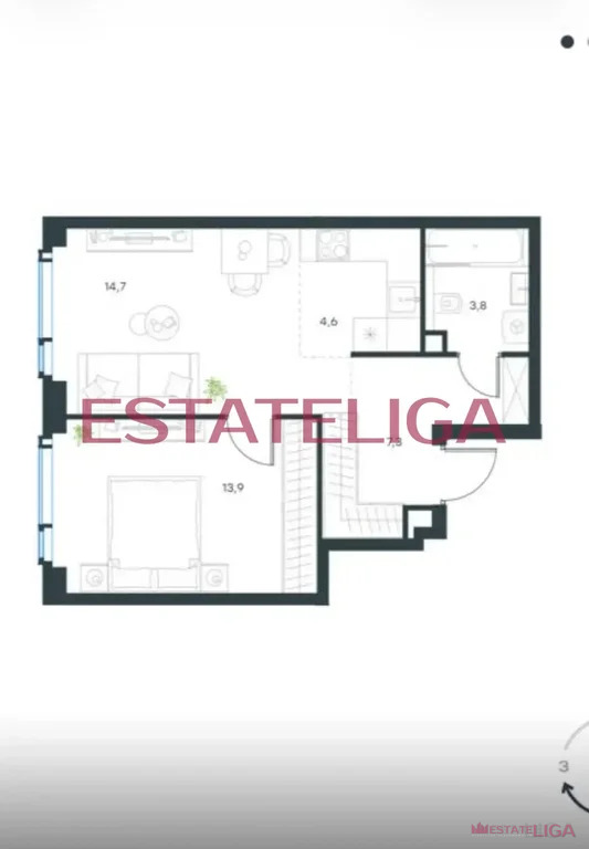 Продажа квартиры, ул. Озерная - Фото 2