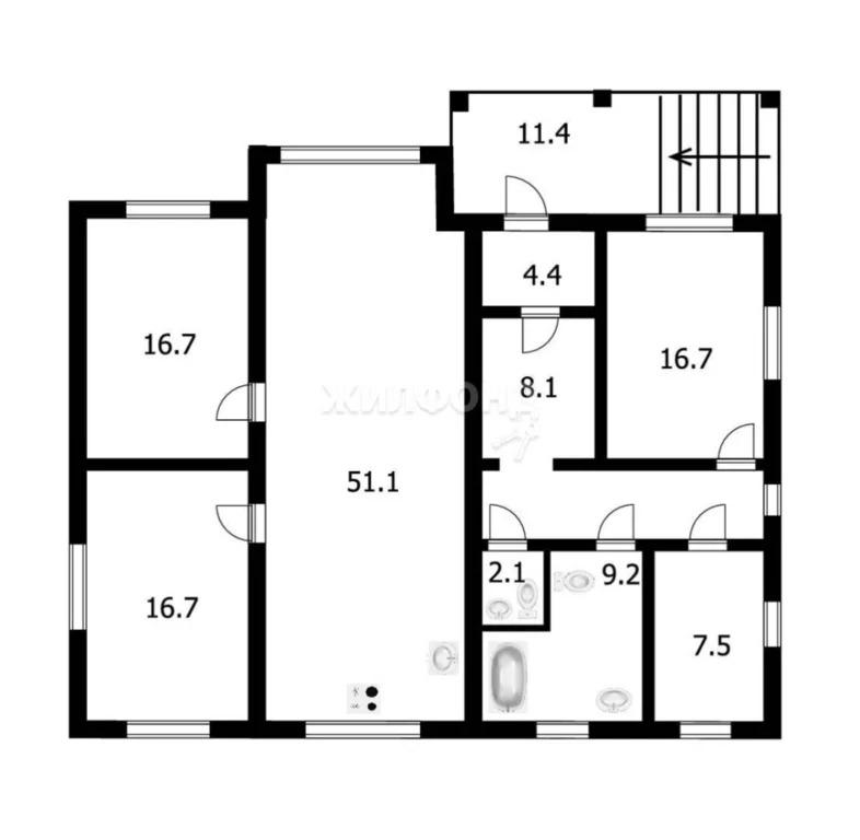 Продажа дома, Новосибирск, ул. Жемчужная - Фото 27