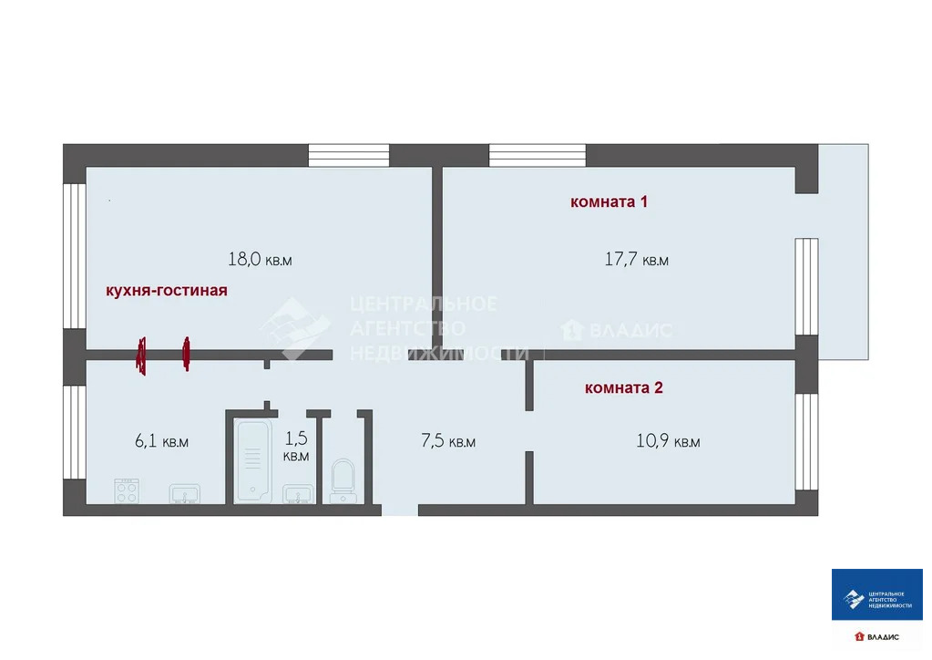 Продажа квартиры, Баграмово, Рыбновский район - Фото 20