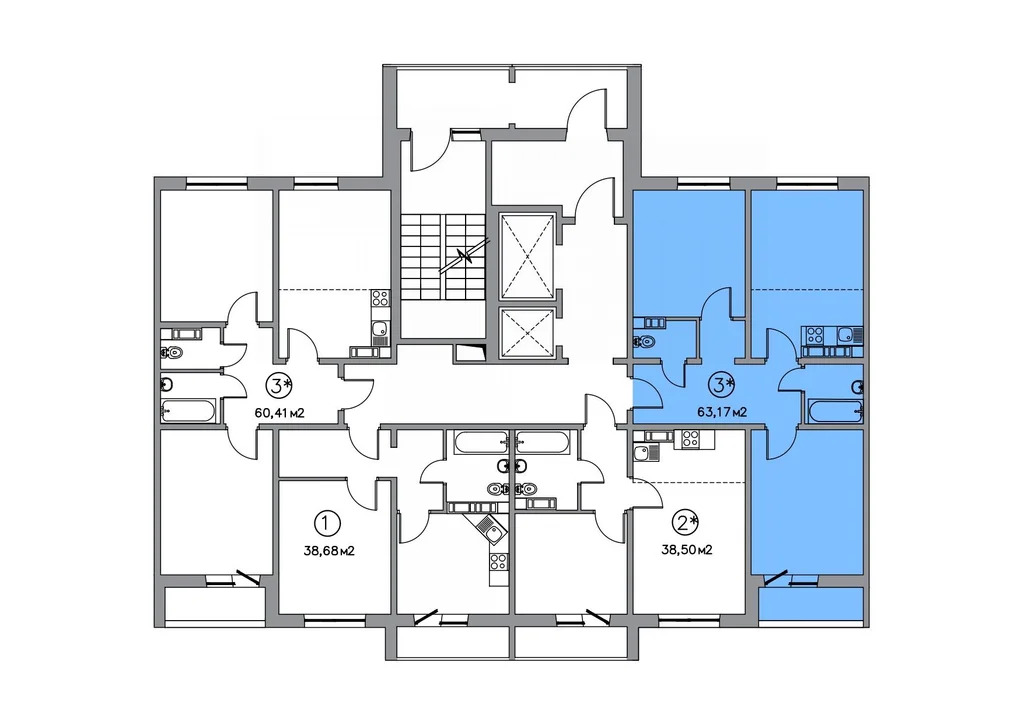 Продажа квартиры в новостройке, Оренбург, Победы пр-кт. - Фото 12