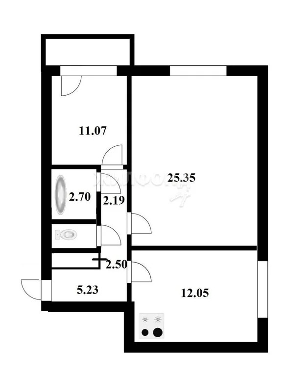 Продажа квартиры, Новосибирск, Владимира Высоцкого - Фото 1