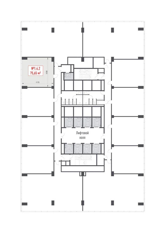Продажа офиса 75.65 м2 - Фото 1