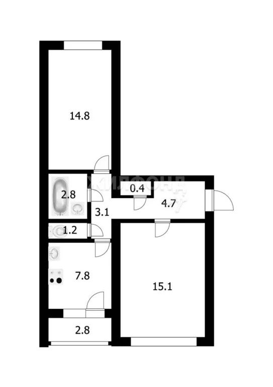 Продажа квартиры, Колывань, Колыванский район, Соловьёва - Фото 5