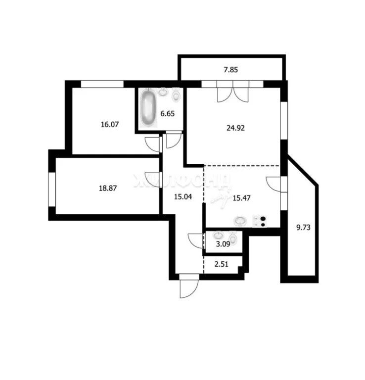 Продажа квартиры, Новосибирск, ул. Немировича-Данченко - Фото 27