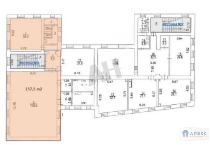 Аренда помещения 150 м2 под офис, банк м. Краснопресненская в ... - Фото 4