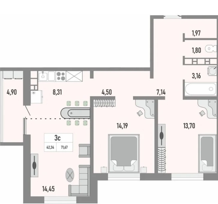 Продажа квартиры, Оренбург, ул. Юркина - Фото 16