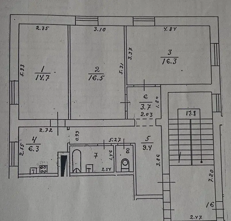 3х комнатная квартира во Фрязино - Фото 20