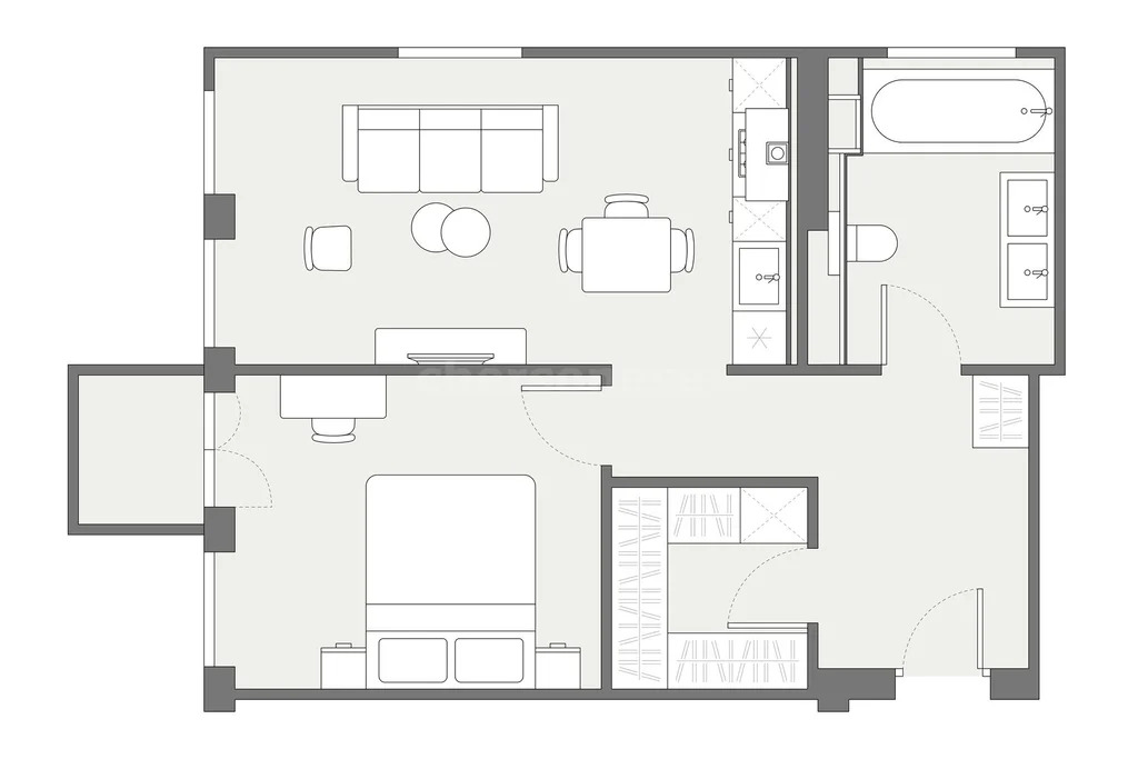 Аренда квартиры, Севастополь, ул. Астана Кесаева - Фото 16