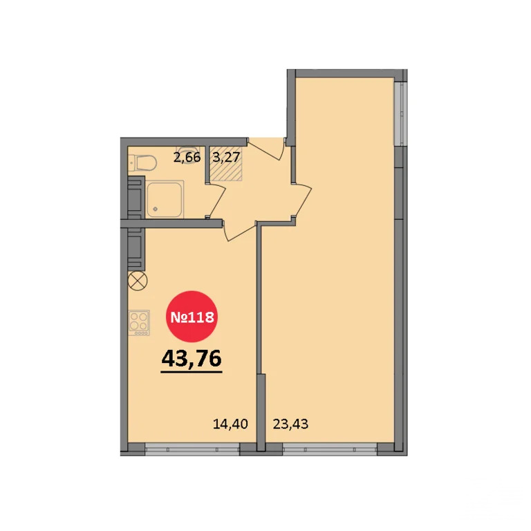 Продажа квартиры в новостройке, Черноморское, Черноморский район, ул. ... - Фото 2