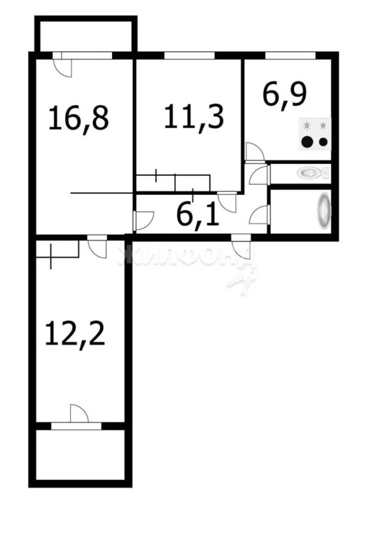 Продажа квартиры, Новосибирск, ул. Кошурникова - Фото 8