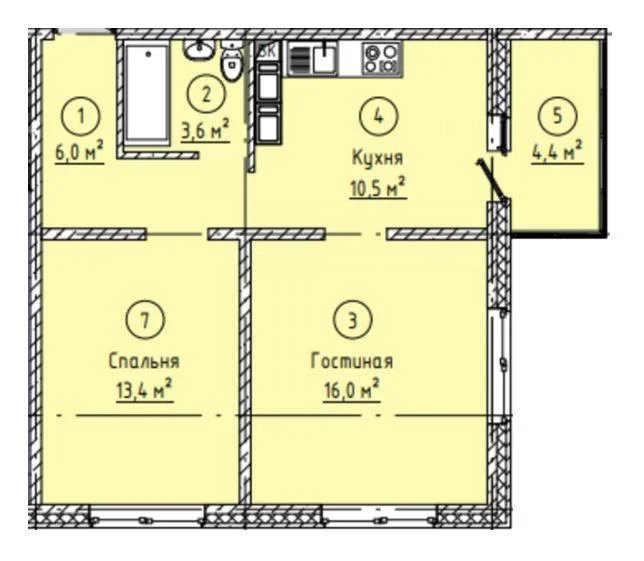Продажа квартиры в новостройке, Оренбург, улица Гаранькина - Фото 1