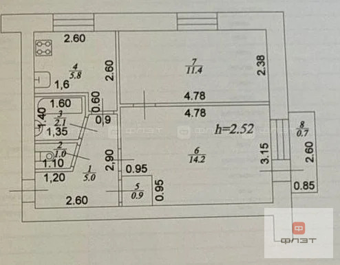 Продажа квартиры, Казань, ул. Шмидта - Фото 6