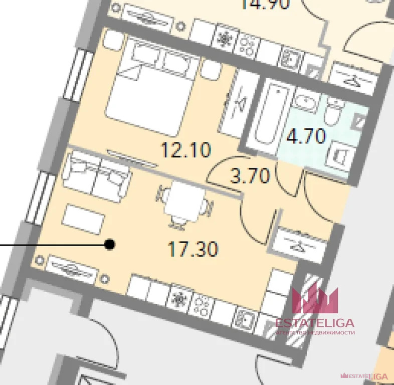 Продажа квартиры, улица Архитектора Щусева - Фото 8