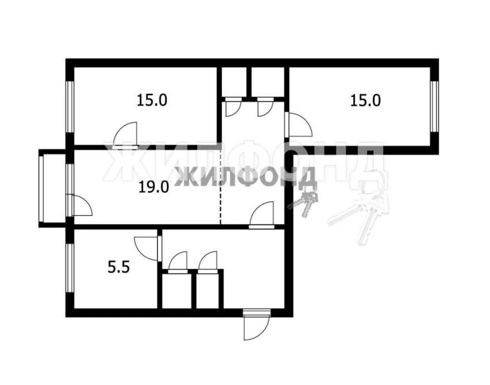 Продажа квартиры, Боровое, Новосибирский район, ул. Школьная - Фото 11