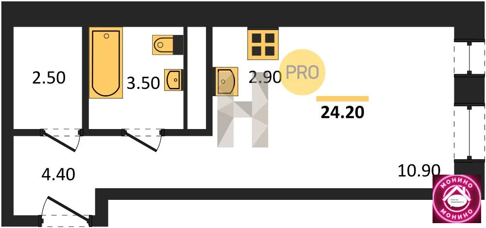 Продажа квартиры в новостройке, Борисовка, Подольский район, Борисовка ... - Фото 0