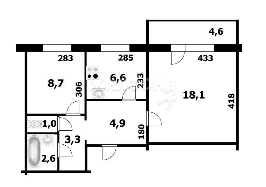 Продажа квартиры, Новосибирск, Владимира Высоцкого - Фото 5