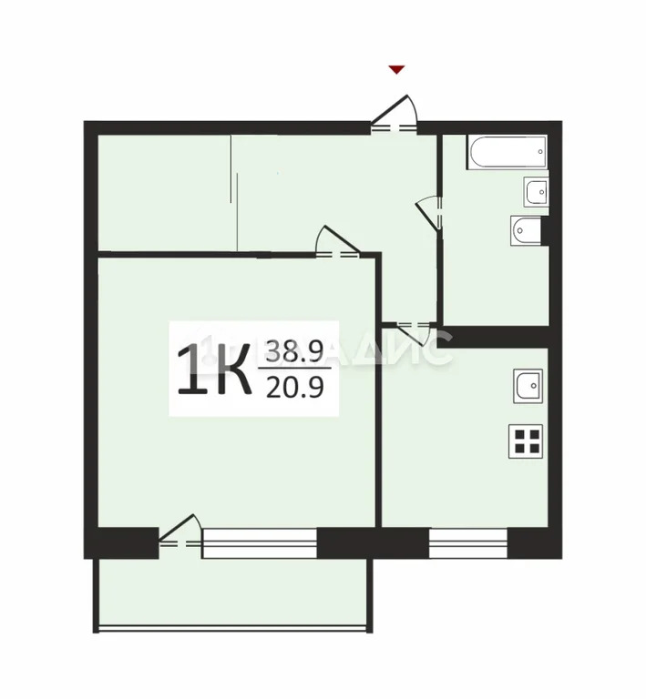 Москва, Луговой проезд, д.9к1, 1-комнатная квартира на продажу - Фото 10