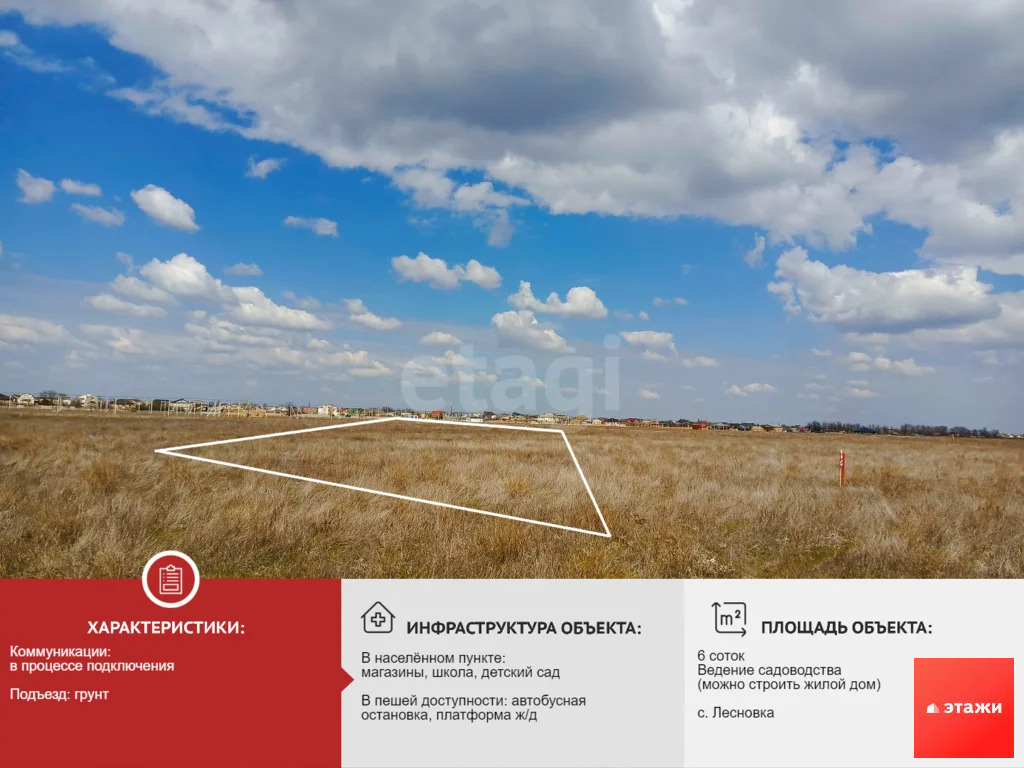 Продажа участка, Лесновка, Сакский район, ул. Садовая - Фото 0
