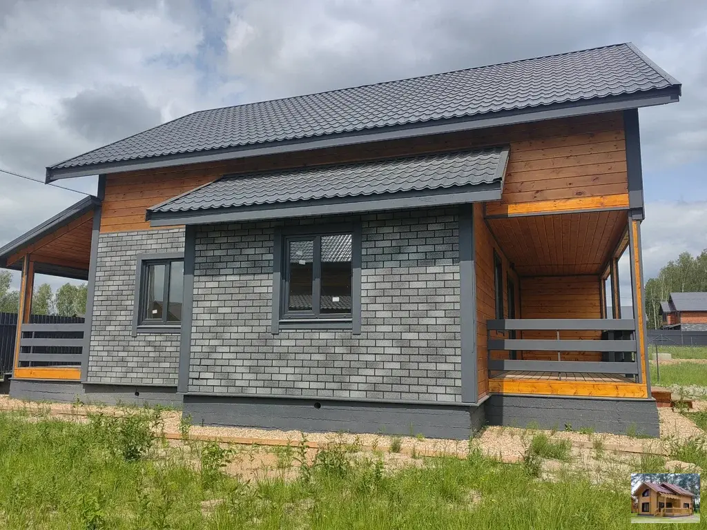 Дом с газом в деревне  Рязанцево ( Совьяки), Боровский  район, Киевско - Фото 4