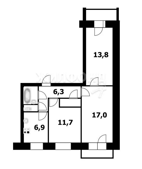 Продажа квартиры, Новосибирск, ул. Нарымская - Фото 16