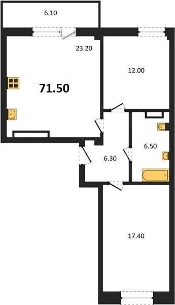 Продажа квартиры в новостройке, Севастополь, ул. Токарева - Фото 1