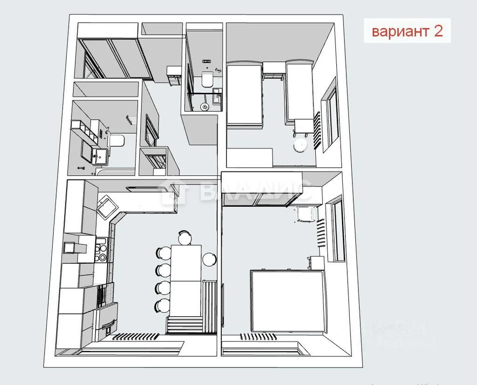 Москва, Тагильская улица, д.4В, 2-комнатная квартира на продажу - Фото 8