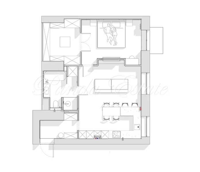 Новая квартира в доме на Набережной (ном. объекта: 9862) - Фото 11