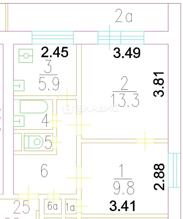 Москва, улица Клары Цеткин, д.9к1, 2-комнатная квартира на продажу - Фото 35