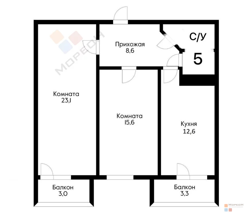 2-я квартира, 61.00 кв.м, 7/18 этаж, Метальникова, Московская ул, ... - Фото 7