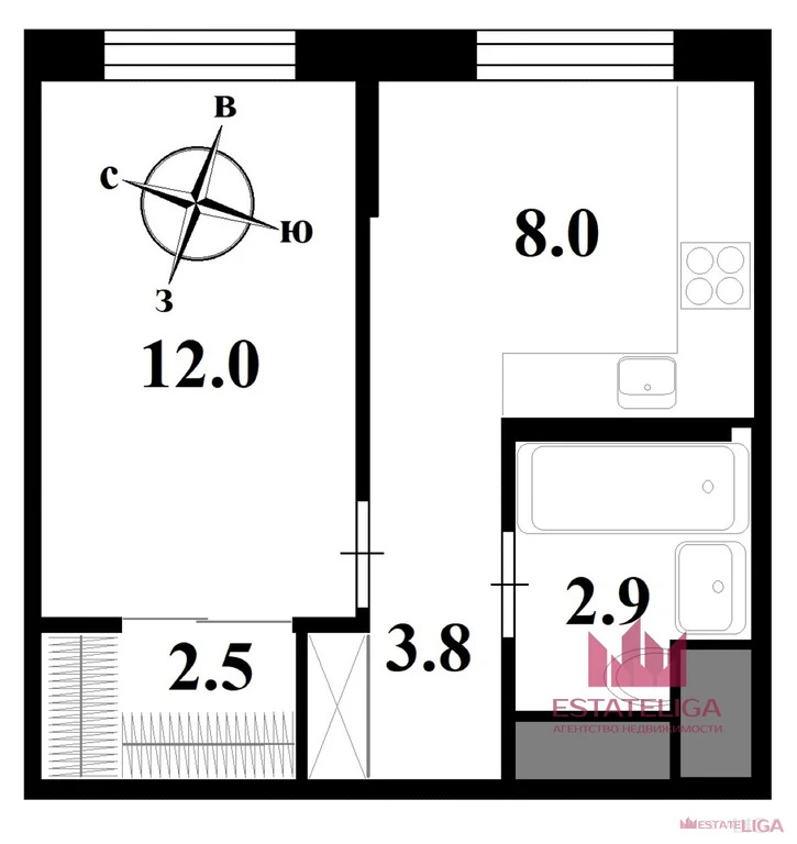 Аренда квартиры, Ильинское-Усово, Красногорский район, Заповедная ... - Фото 17