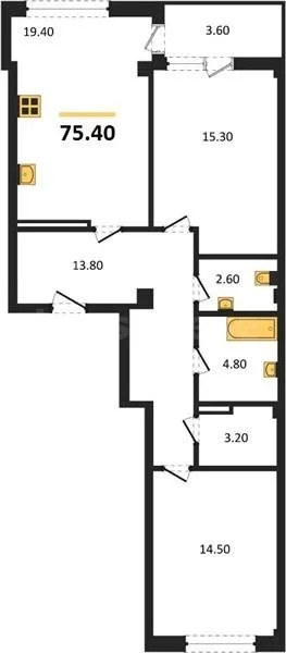 Продажа квартиры в новостройке, Севастополь, ул. Степаняна - Фото 1