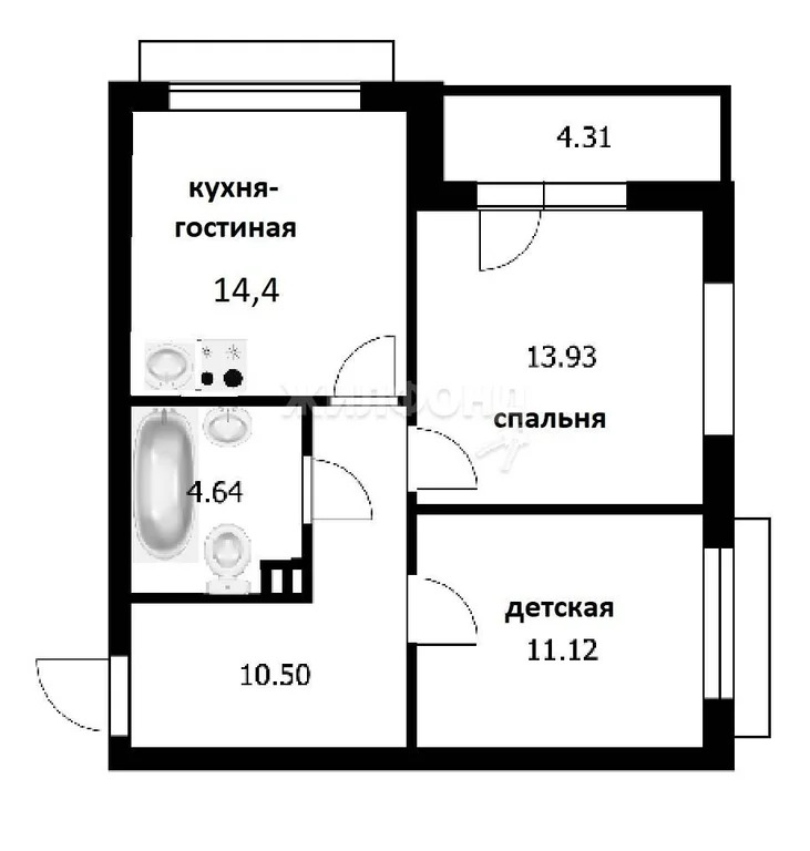 Продажа квартиры, Новолуговое, Новосибирский район, 3-й квартал - Фото 42