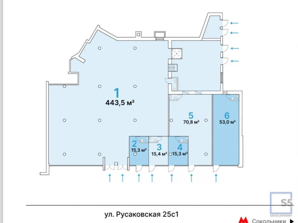 Продажа торгового помещения, м. Сокольники, ул. Русаковская - Фото 2