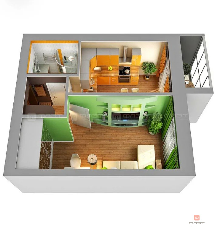 Продажа квартиры, Царево, Пестречинский район, ул. Петра Гаврилова - Фото 2