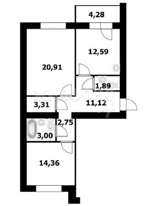 Продажа квартиры, Новосибирск, ул. Есенина - Фото 11