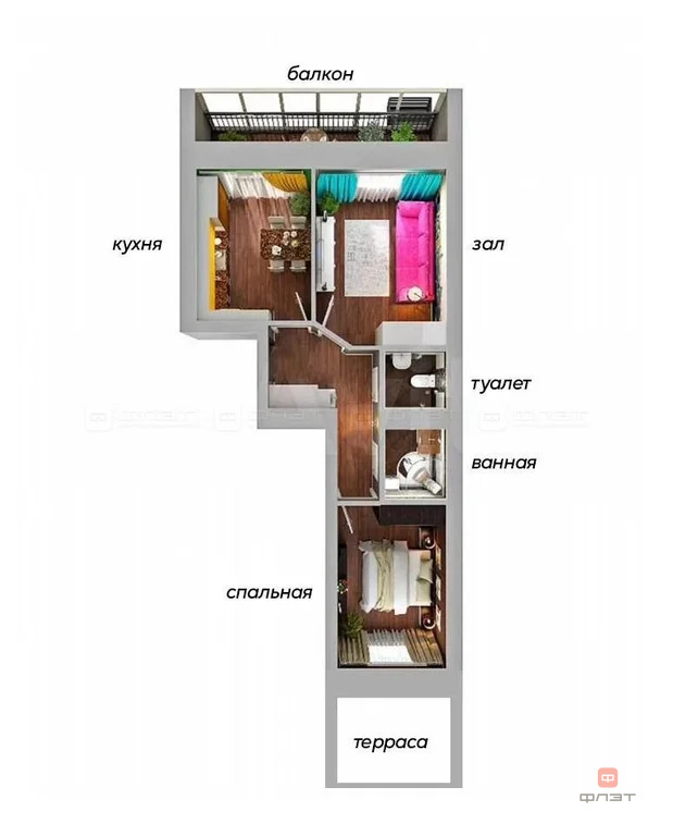 Продажа квартиры, Казань, ул. Разведчика Ахмерова - Фото 35