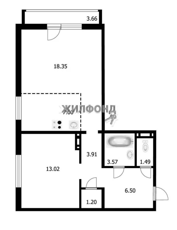 Продажа квартиры, Новосибирск, Николая Сотникова - Фото 10