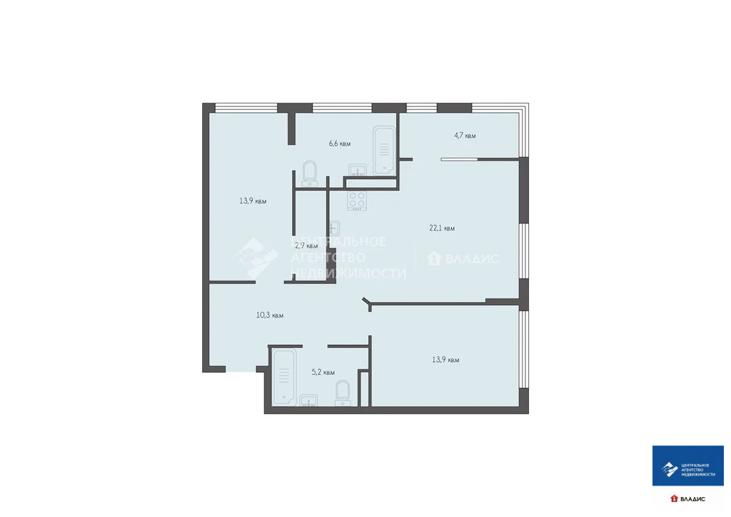 Продажа квартиры, Рязань, улица Полина - Фото 28