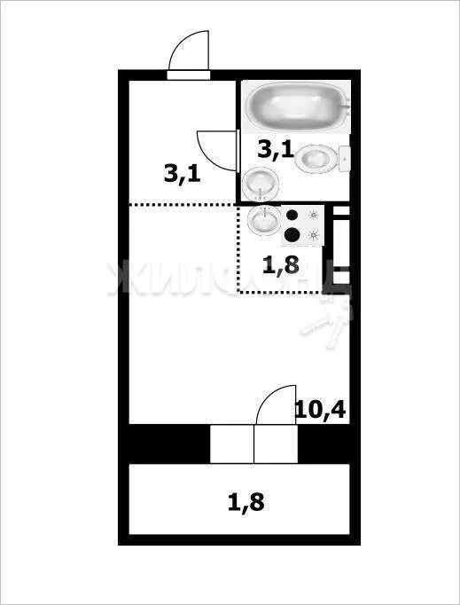 Продажа квартиры, Садовый, Новосибирский район, микрорайон Околица - Фото 6