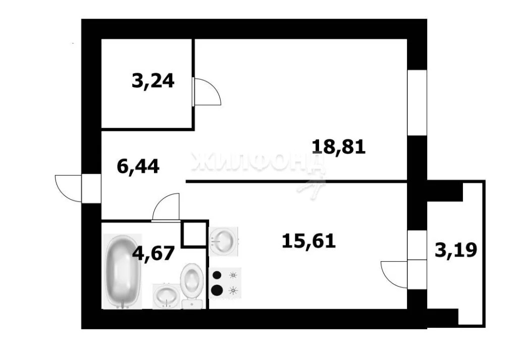 Продажа квартиры, Краснообск, Новосибирский район, жилой комплекс ... - Фото 18