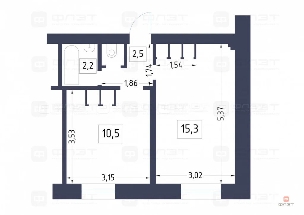 Продажа квартиры, Казань, ул. Солидарности (Дербышки) - Фото 18