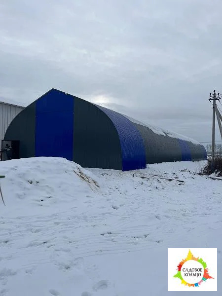 Сдается арочный неотапливаемый ангар, площадью 1500 кв - Фото 3