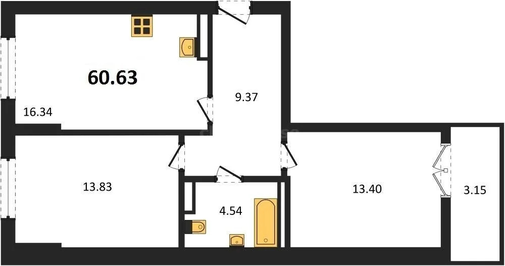 Продажа квартиры в новостройке, Севастополь, ул. Мате Залки - Фото 1