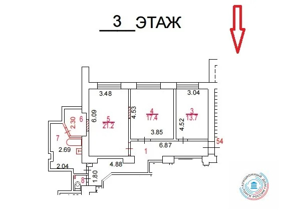 Продается квартира, 85.8 м - Фото 9