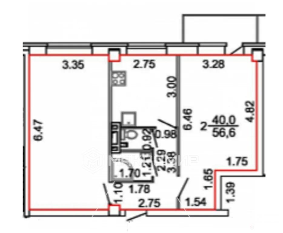 Продажа квартиры, Архангельск, Ленинградский пр-кт. - Фото 15