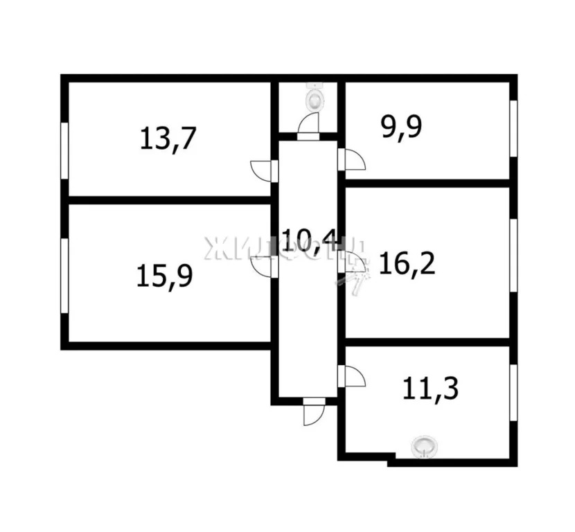 Продажа квартиры, Краснообск, Новосибирский район, 2-й микрорайон - Фото 15