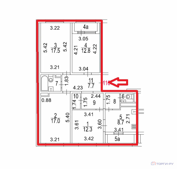 Продажа квартиры, улица Маресьева - Фото 6