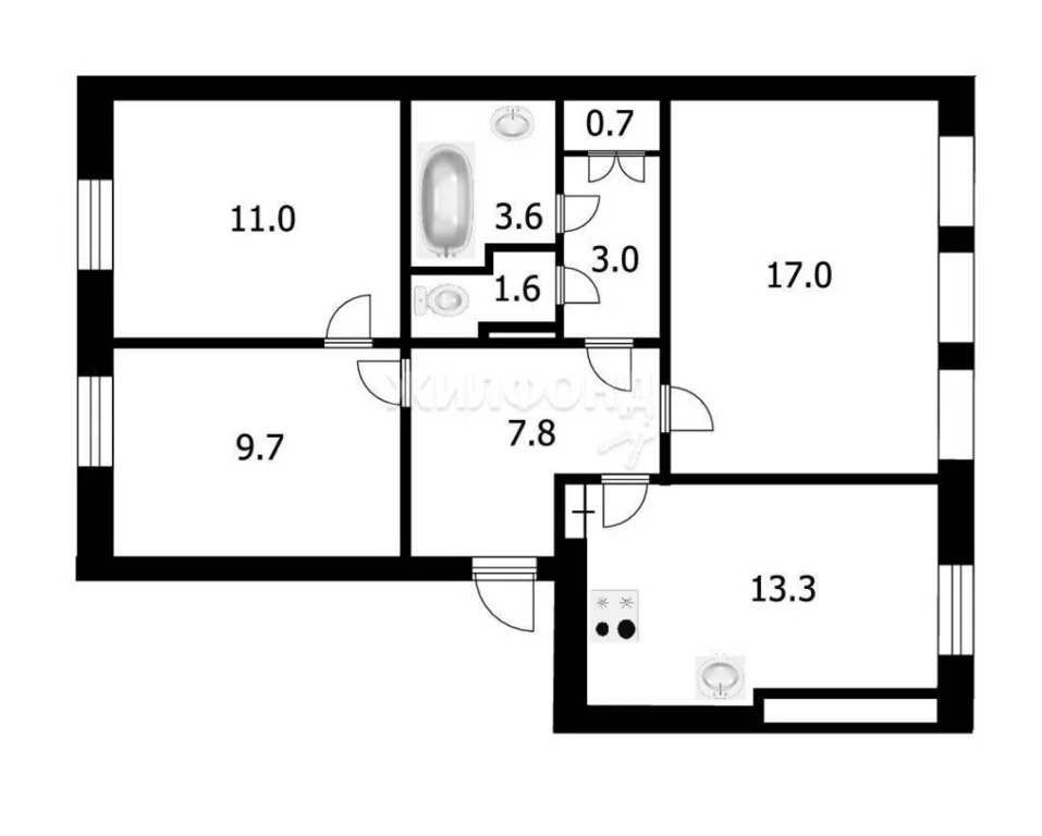 Продажа квартиры, Колывань, Колыванский район, Соловьёва - Фото 36