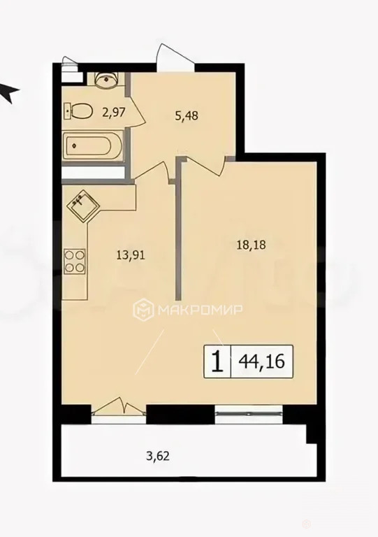 Продажа квартиры, Краснодар, им. Шаляпина Ф.И. ул. - Фото 6